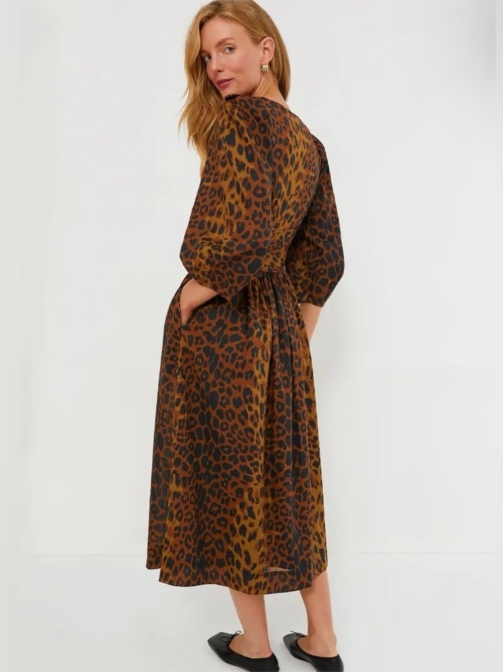 Tuckernuck - Leopard Print Graciela Dress, Size 4 - Picture 3 of 8